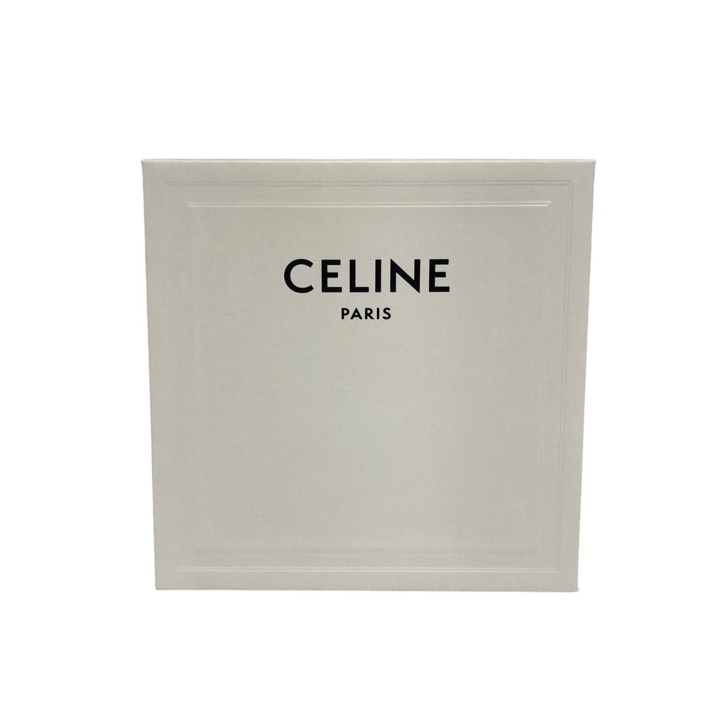 Celine Triomphe Pattern Coin Case Key Ring Brown - image 5